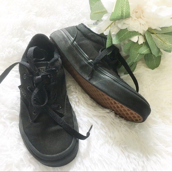 Vans Other - Vans classic black lace up youth shoes 2